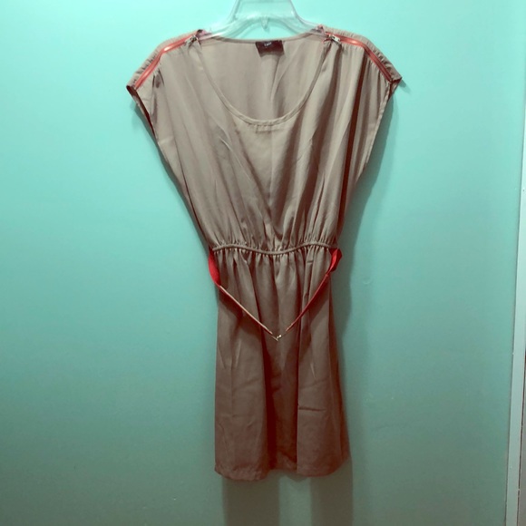 Stylish Orange Zipper Dress - Picture 1 of 2